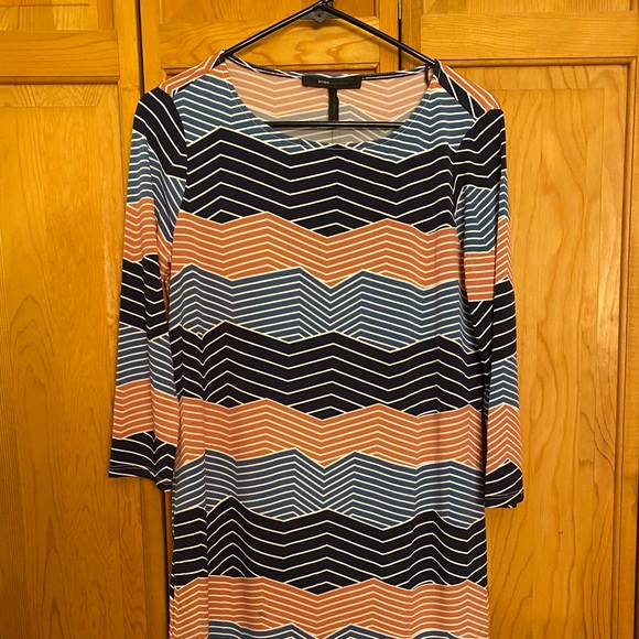 NWT BCBG MaxAzria Geometric Print Dress - Picture 1 of 4